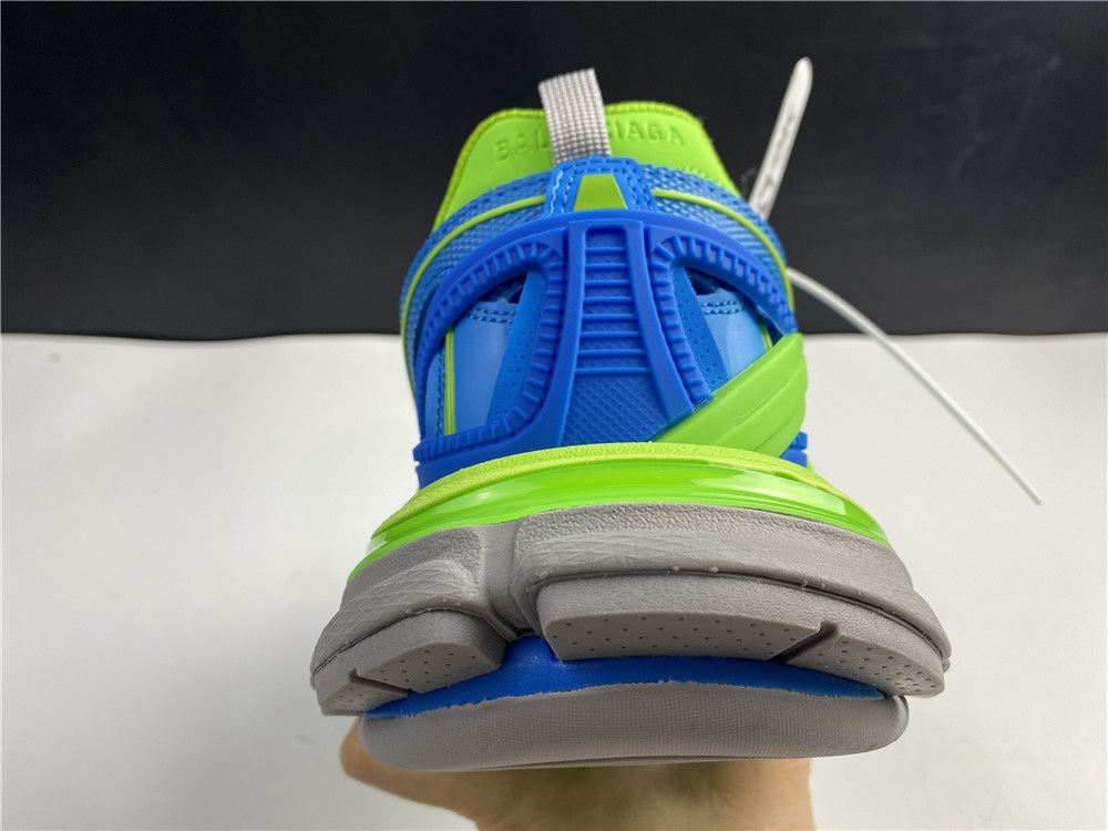 BLG Track Trainers Green Blue